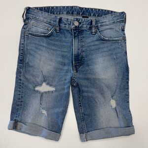 Men’s distressed Jean shorts